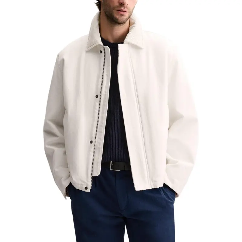 ZARA Jackets Coats Men's Raw White-2