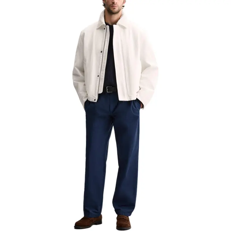 ZARA Jackets Coats Men's Raw White-3