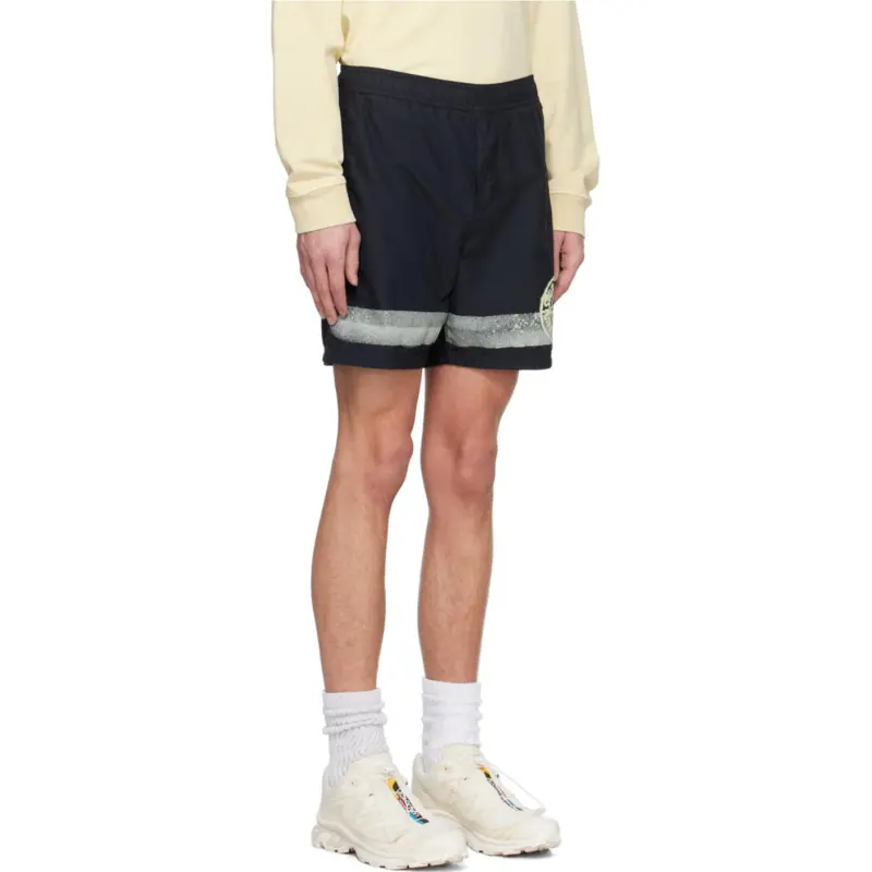STONE ISLAND Casual Shorts Men's Black-3