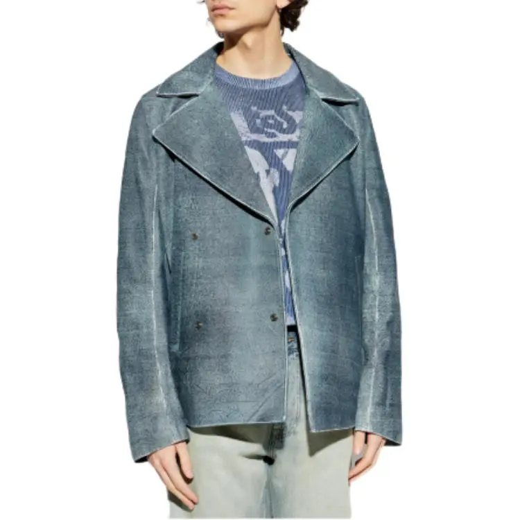 DIESEL L Werner Leather Jacket-1