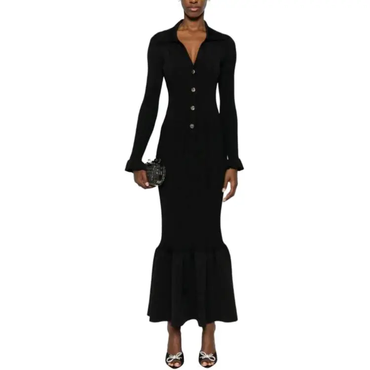 Self portrait Ruffled Maxi Dress-1