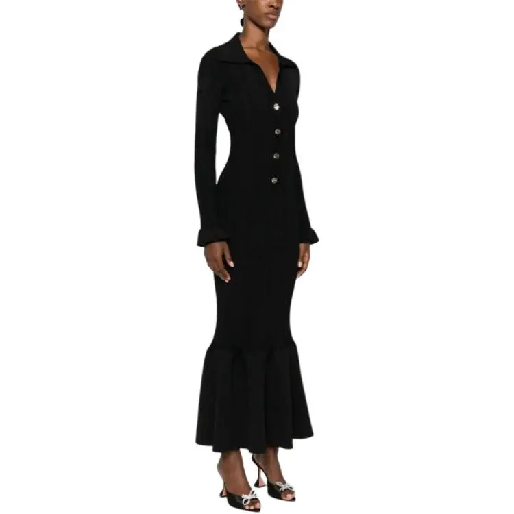 Self portrait Ruffled Maxi Dress-3
