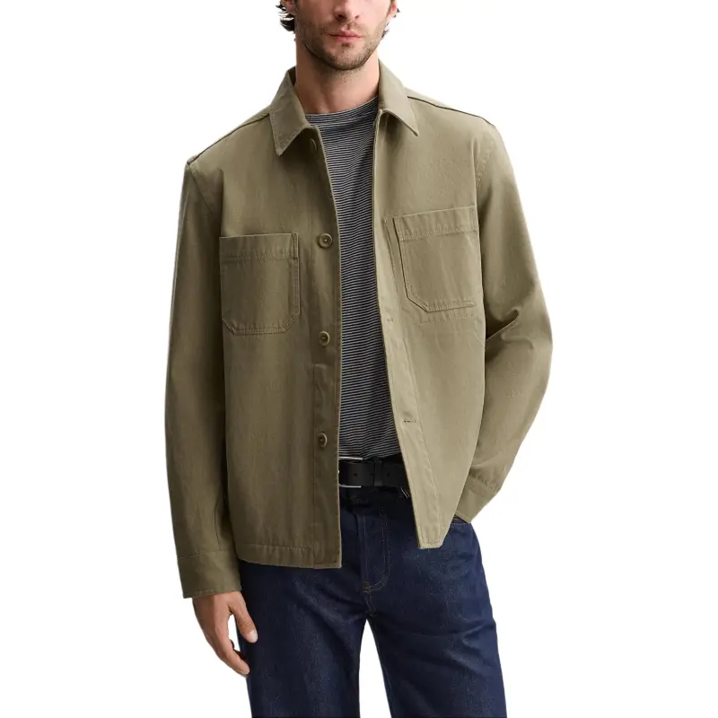 ZARA Jackets Coats Men's Light Khaki-3