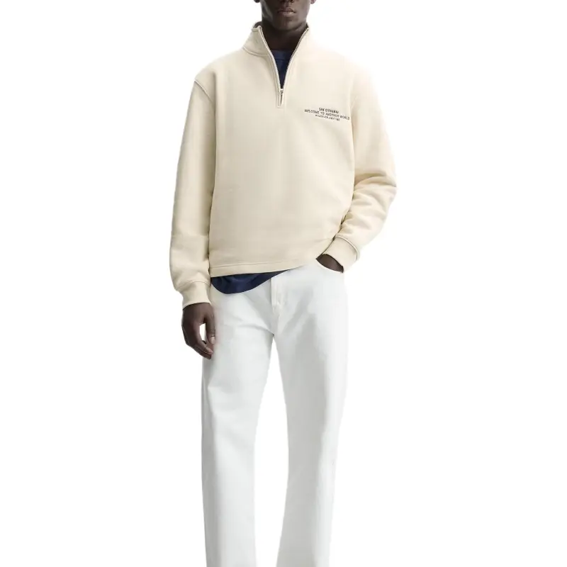 ZARA Sweatshirt Men's Light Beige-2