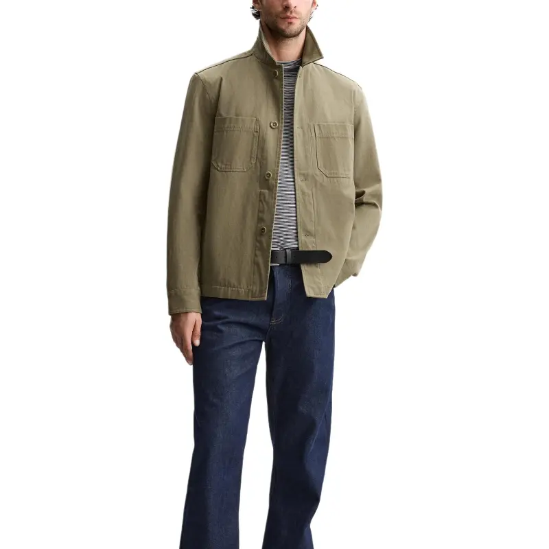 ZARA Jackets Coats Men's Light Khaki-6