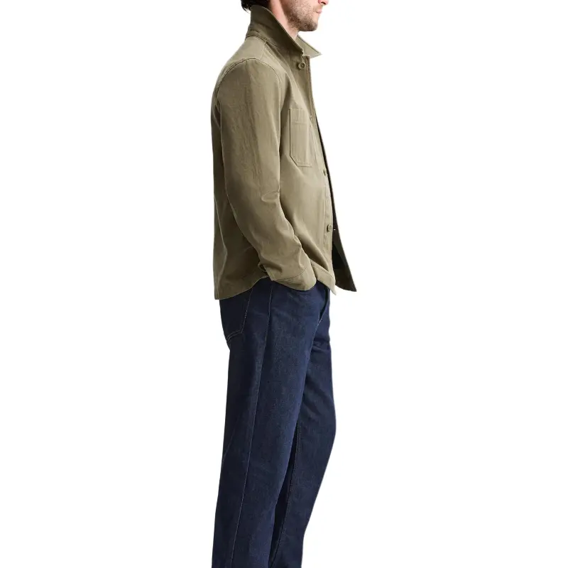 ZARA Jackets Coats Men's Light Khaki-5