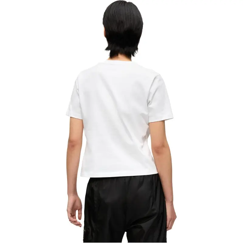 GANNI Logo Embroidered Crewneck T Shirt-2