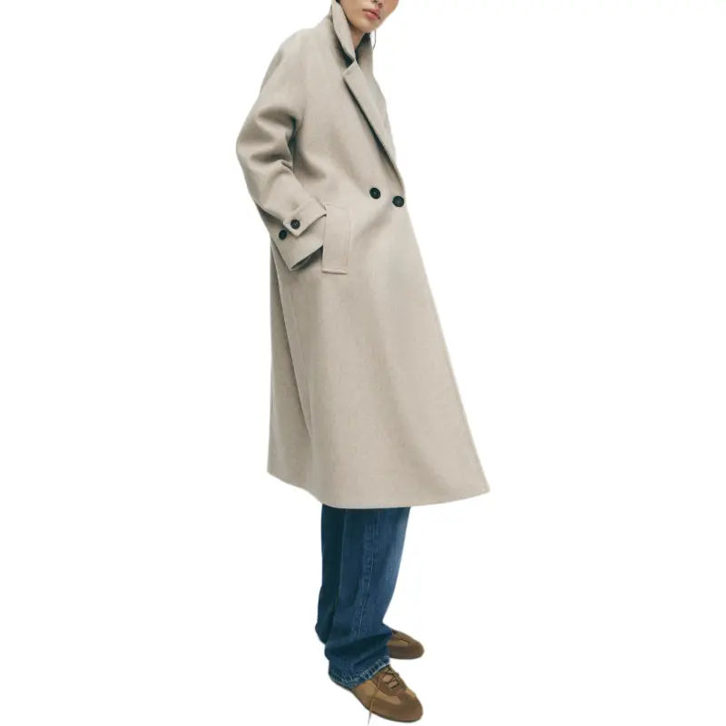 ZARA Coats Women's Beige-3
