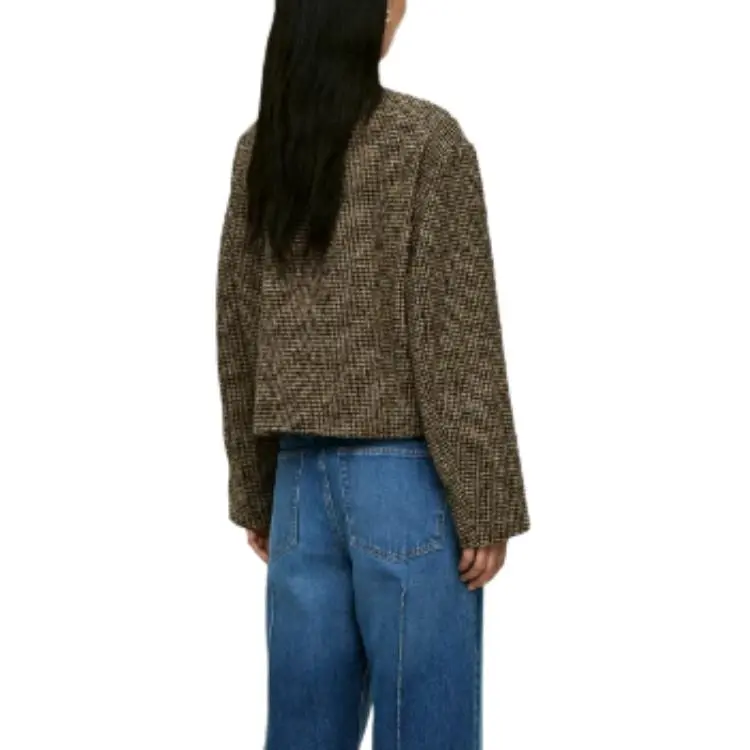 ARKET Cropped Coats Women's Brown-2