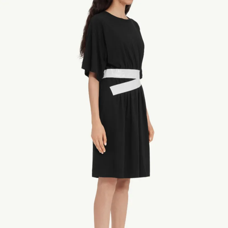 MM6 Maison Margiela Taped Jersey Mini Dress-1