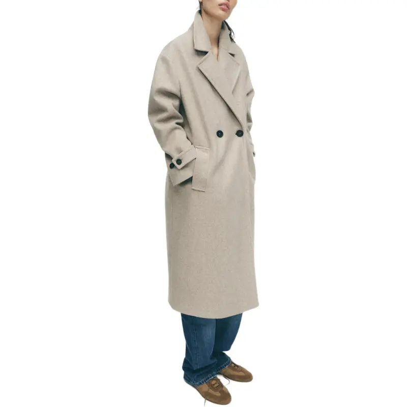 ZARA Coats Women's Beige-4