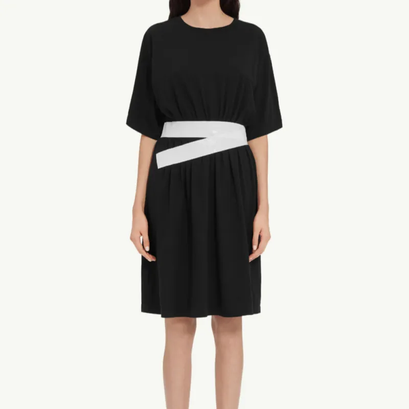 MM6 Maison Margiela Taped Jersey Mini Dress-3