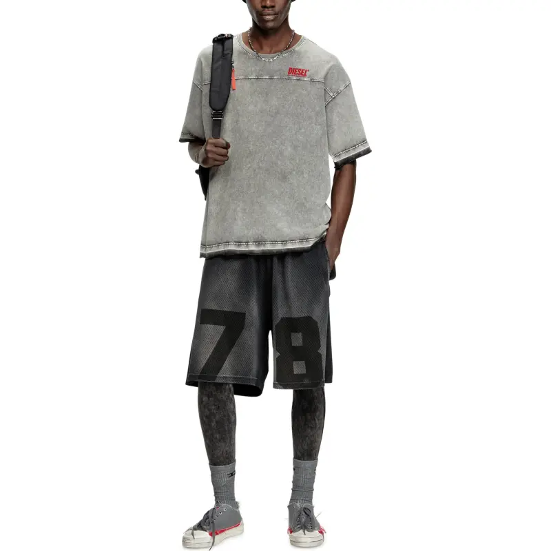 DIESEL P Tain Mesh Track Shorts-2