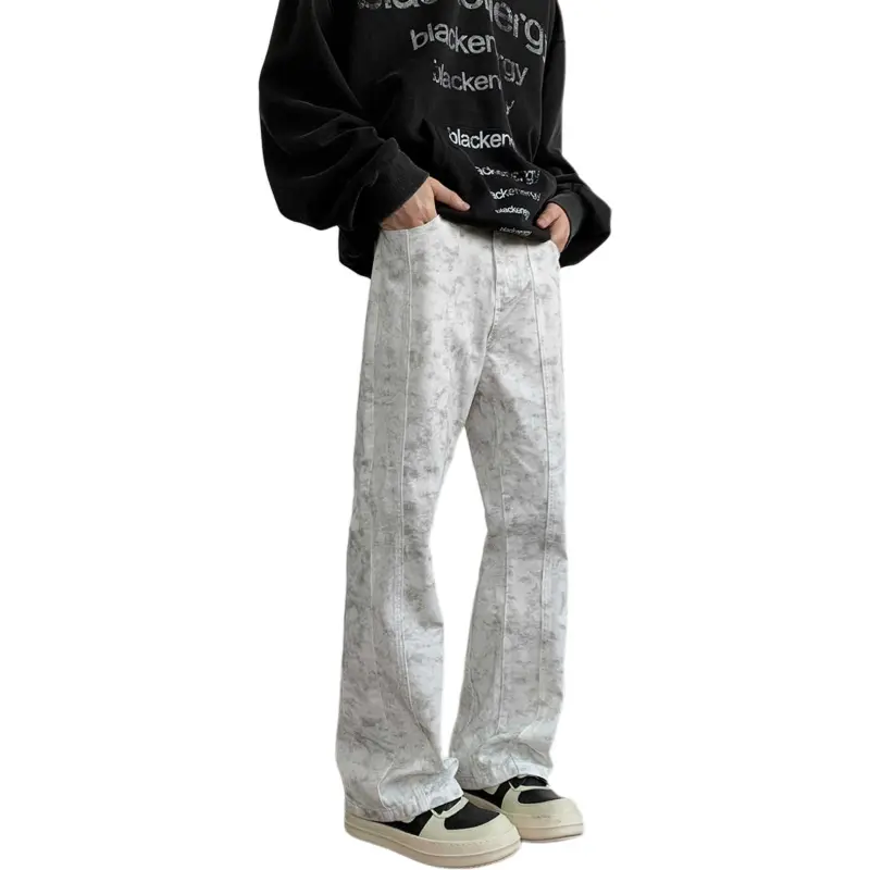 WELTER EXPERIMENT Fashion Classic Jeans Unisex-8