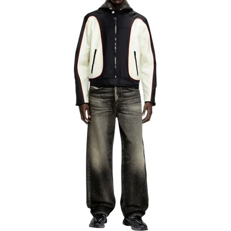 DIESEL J Blink A Piping Biker Jacket-3