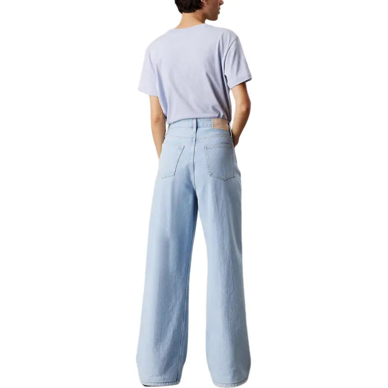CALVIN KLEIN Jeans Europe Version Women's Light Ice Blue-1