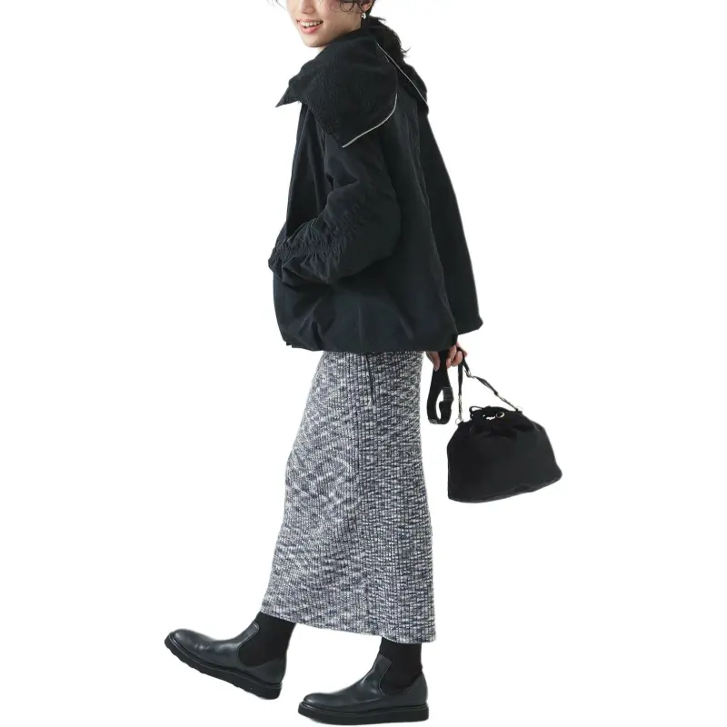 Beams Puffer Jacket Women's Black-2