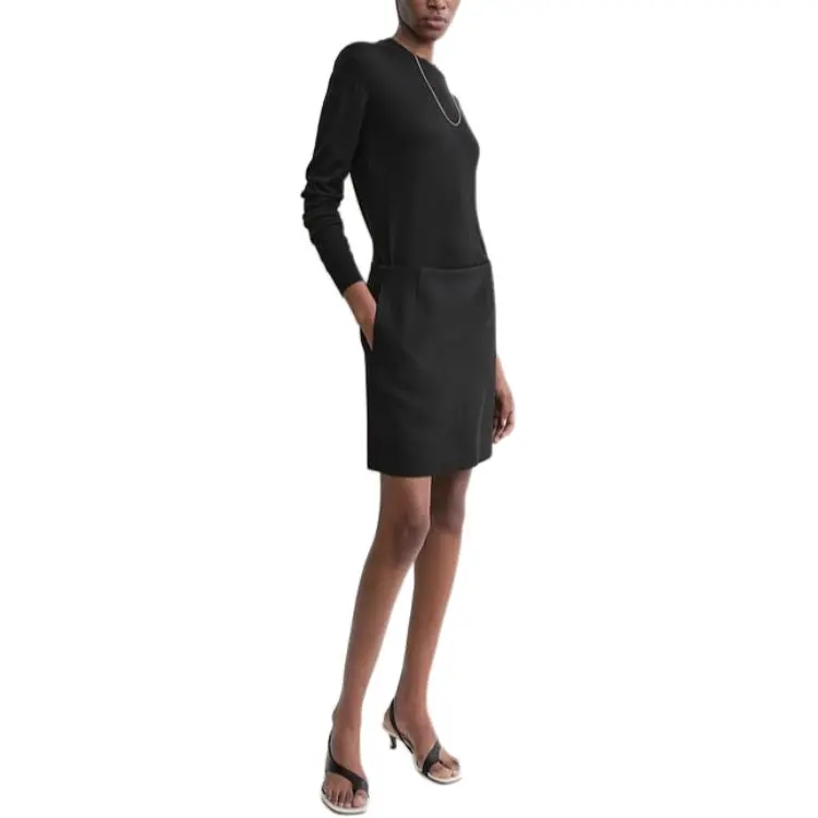 TOTEME Casual Short Skirts Women's Black-1
