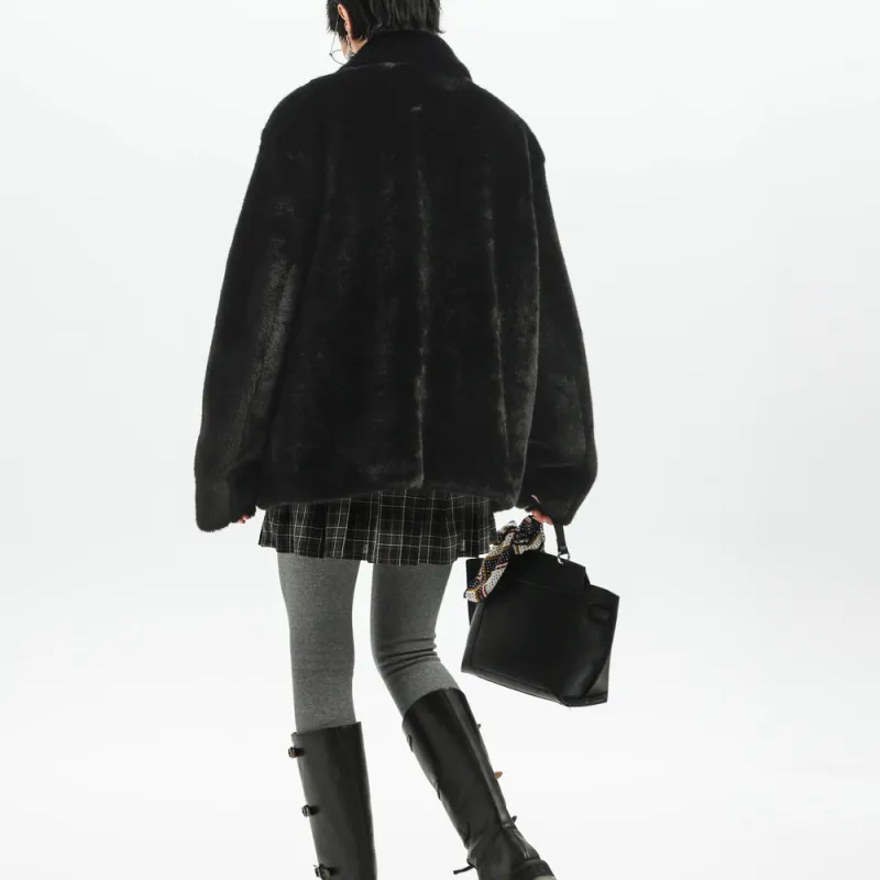 UNVESNO Jackets Coats Unisex Starburst Black-2