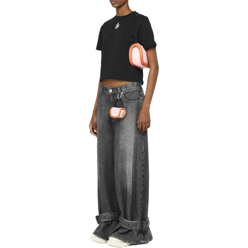 JW Anderson Anchor embroidered T shirt-3