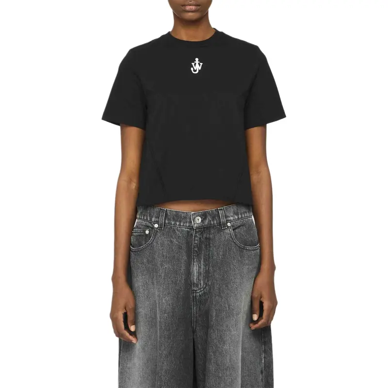 JW Anderson Anchor embroidered T shirt-2