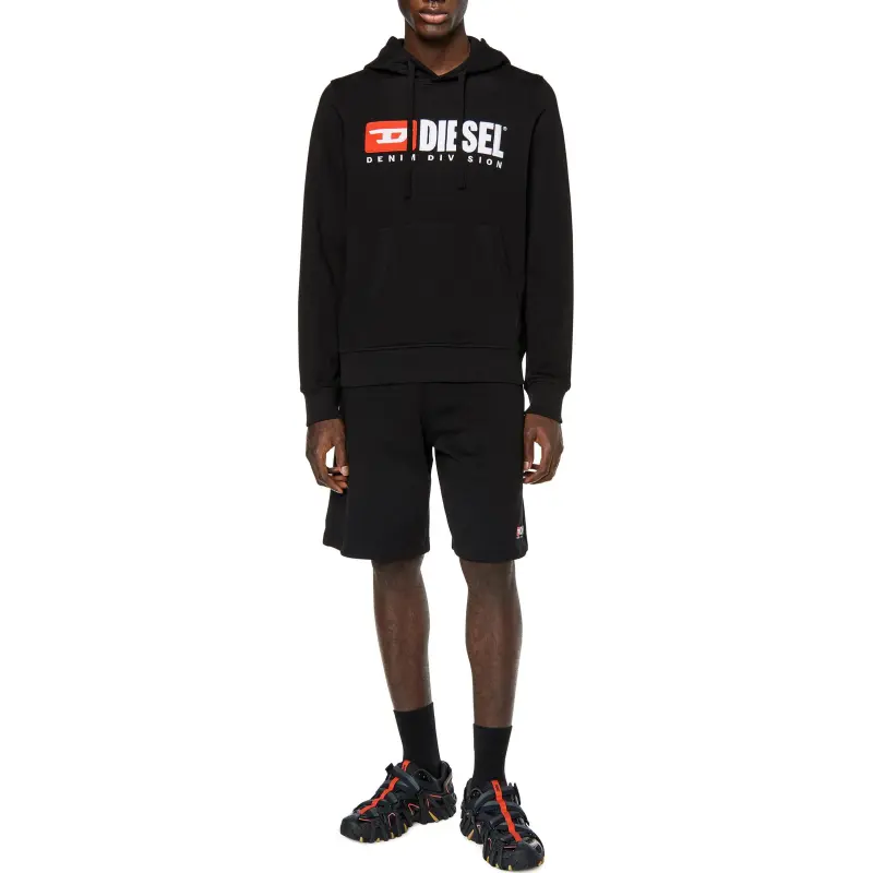DIESEL P Crown Div Logo embroidered Track Shorts-3