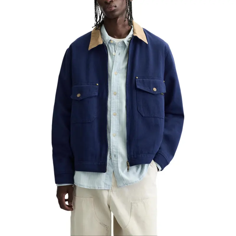 ZARA Jackets Coats Men's Dark Blue-3