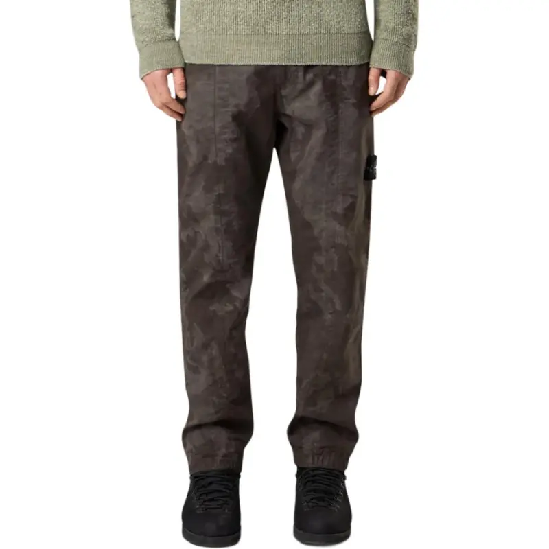 STONE ISLAND SS25 Knitted Sweatpants Men's Army Green-2