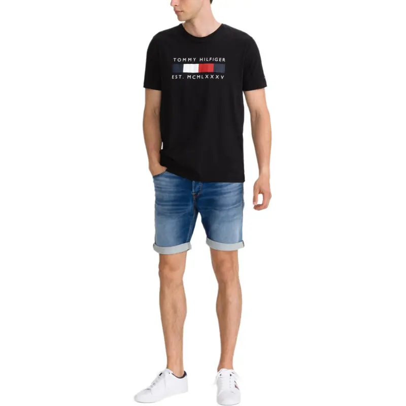 Tommy Hilfiger T Shirt Men's Black-1