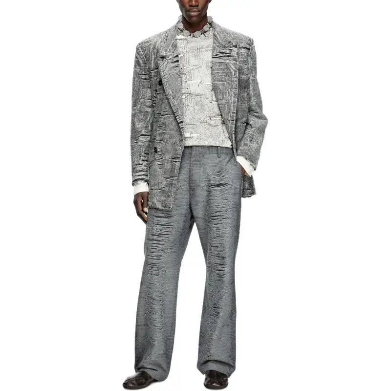 DIESEL P Boix Distressed Trousers-3
