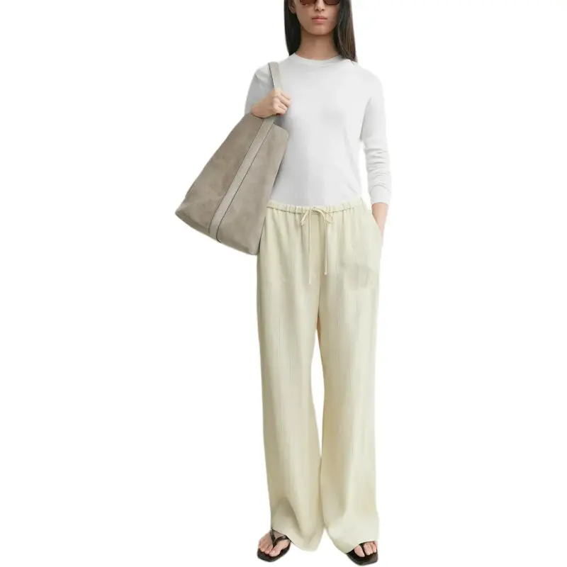 TOTEME Casual Pants Women's Light Umber-2
