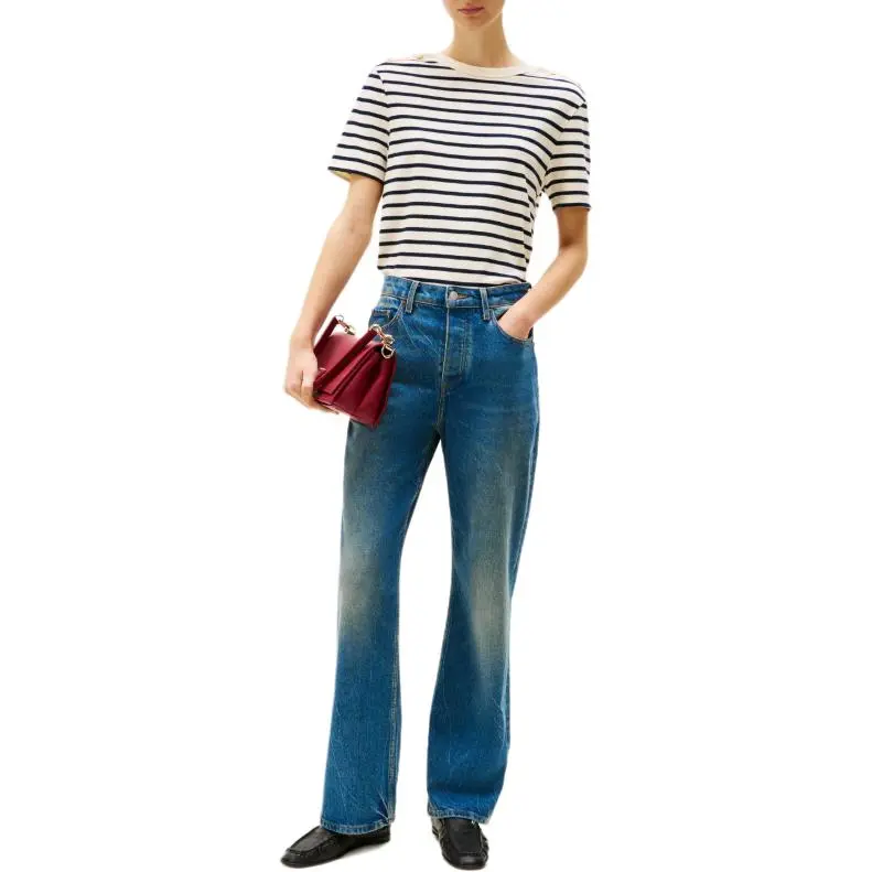 Tommy Hilfiger T Shirt Women's Midnight Marine Blue-2