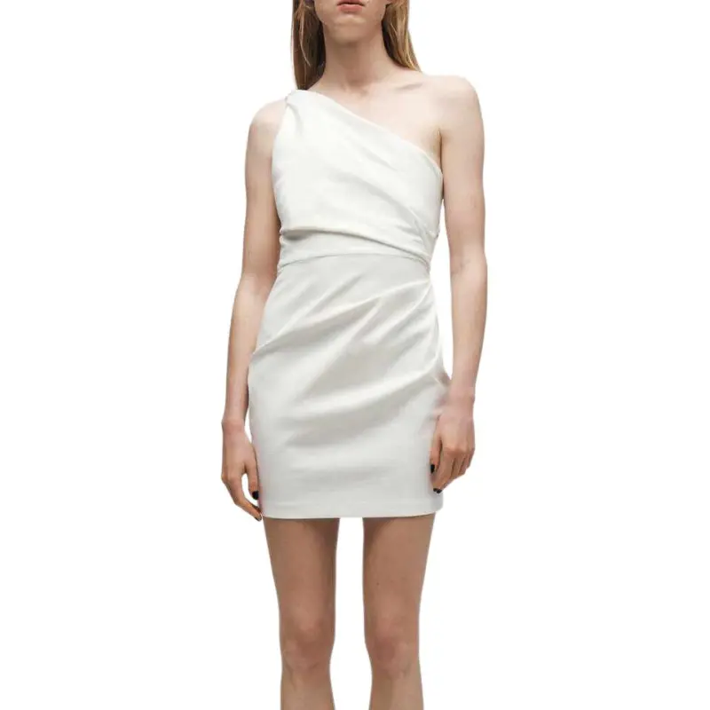 ZARA ZW Series Sleeveless Dress Women's White-2