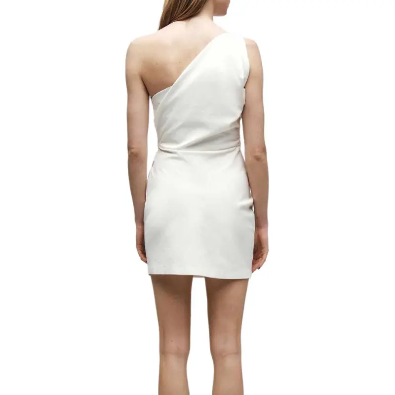 ZARA ZW Series Sleeveless Dress Women's White-4