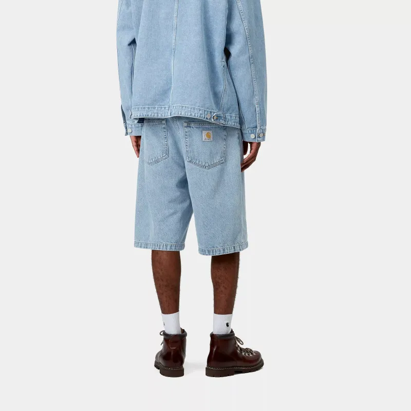 Carhartt WIP Logo detail Denim Shorts-2