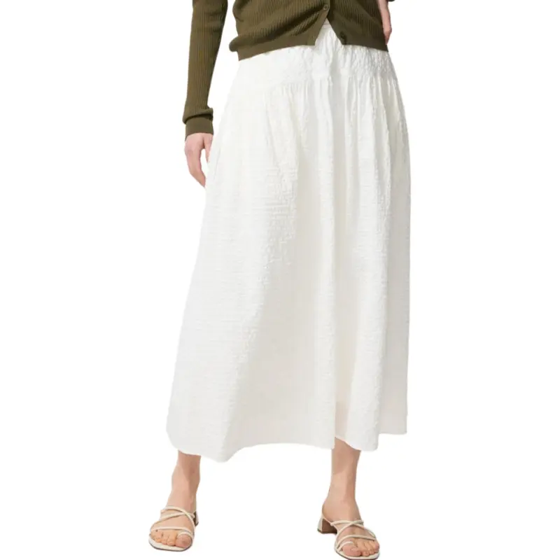UNIQLO Casual Long Skirts Women's Ivory-1