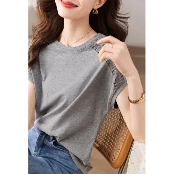 Mo Han Yi Mei T Shirt Women's Gray