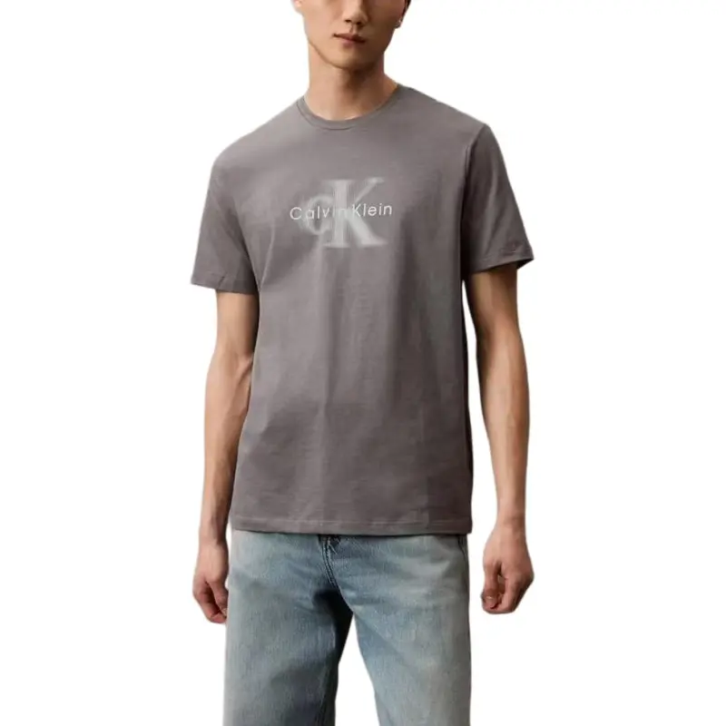 CALVIN KLEIN T Shirt Men's Gray-1