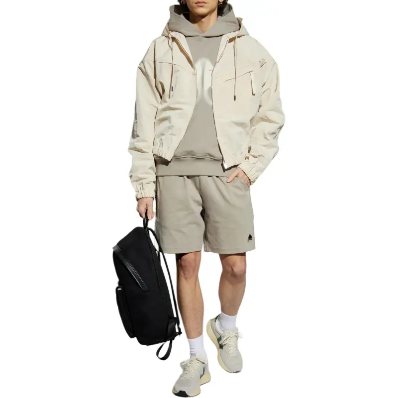Moose Knuckles Logo patch Shorts-3