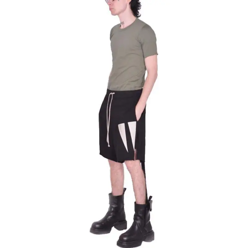 Rick Owens DRKSHDW Casual Shorts Men's Black-3
