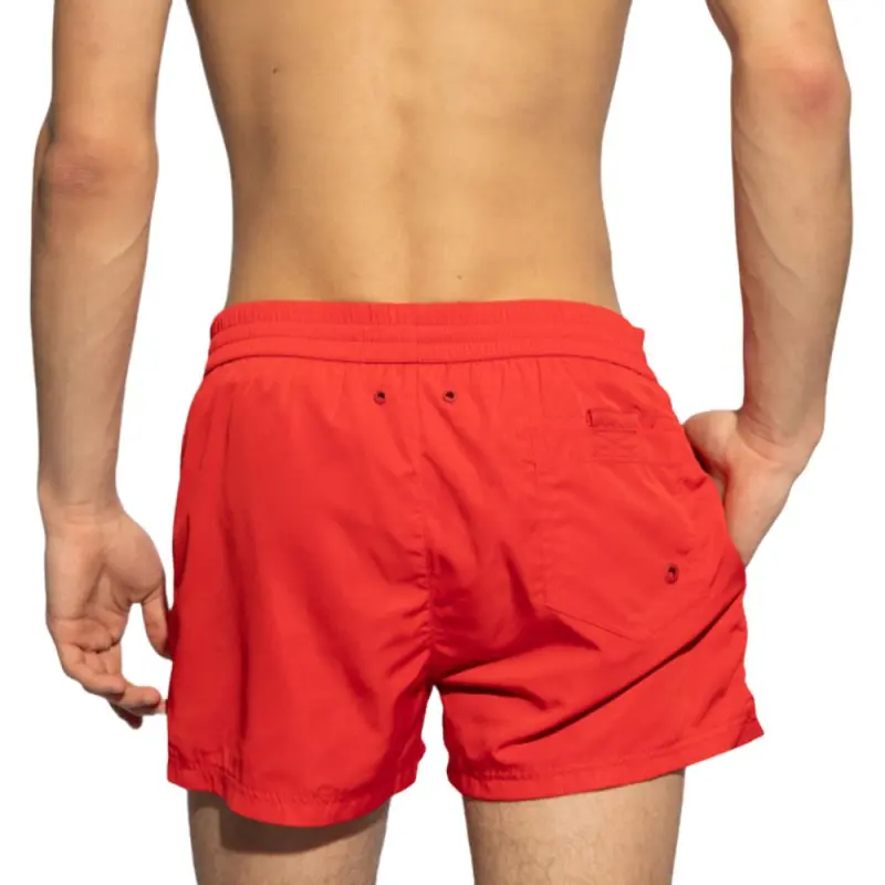 DIESEL Mario 34 D Core Logo Printed Drawstring Swim Shorts-2