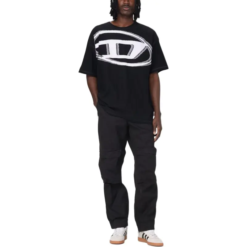DIESEL Cargo Pants Men Black-2