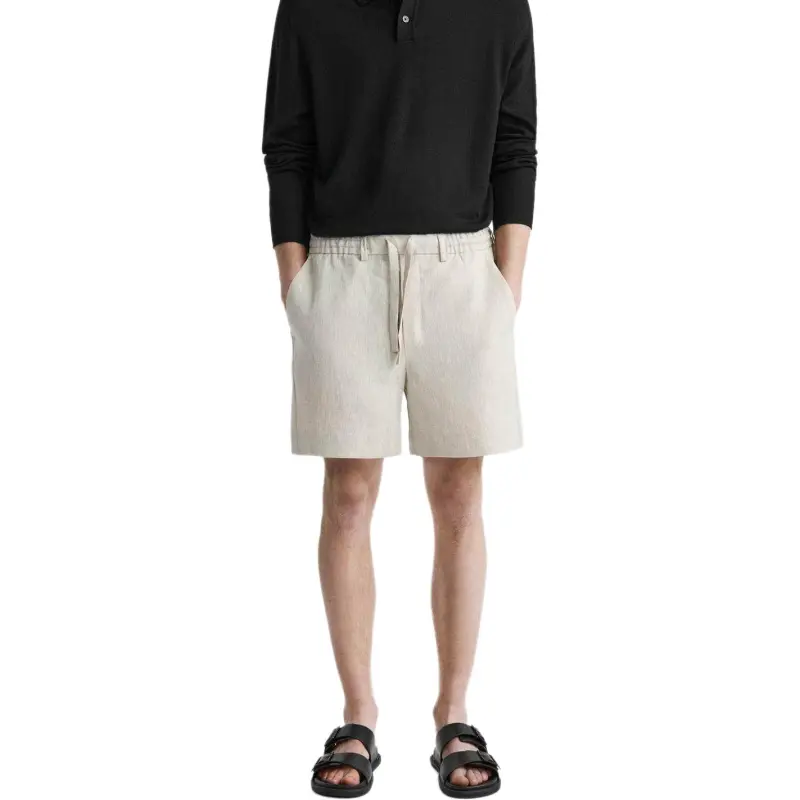 ZARA Casual Shorts Men Beige-2