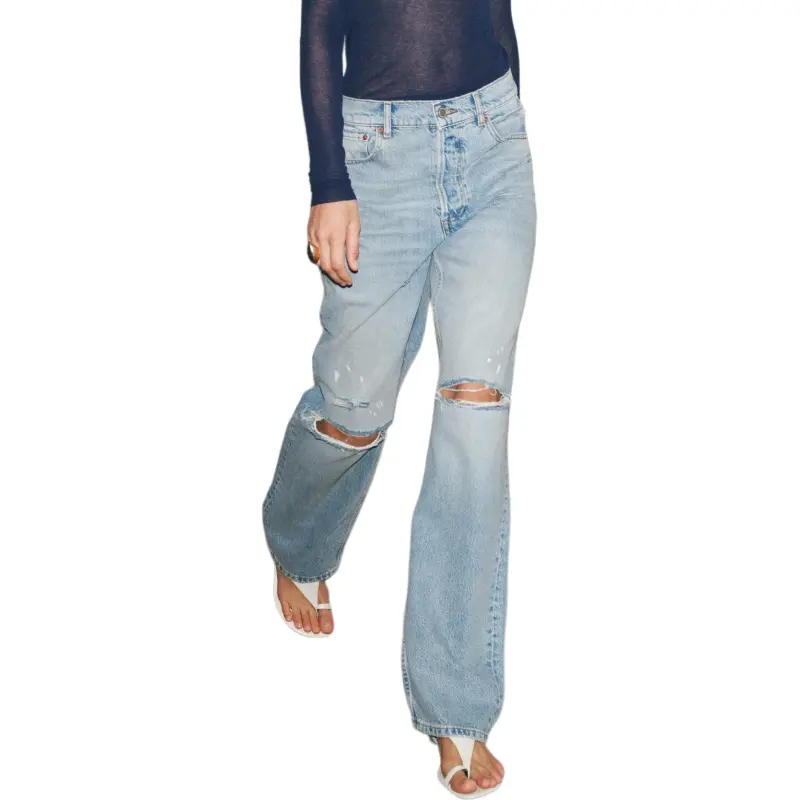 ZARA ZW Series Jeans Women's Light Blue-2