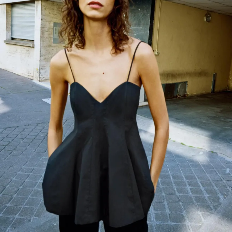 ZARA ZW Series Camisole Women's Black-2