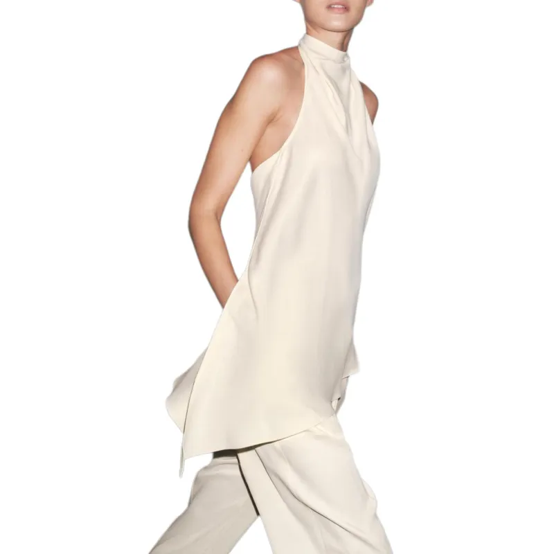 ZARA ZW Series Tank Top Women's Raw White-5