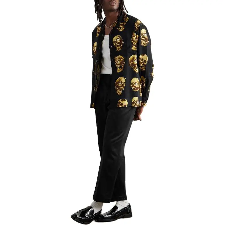 WACKO MARIA Casual Pants Men's Black-3