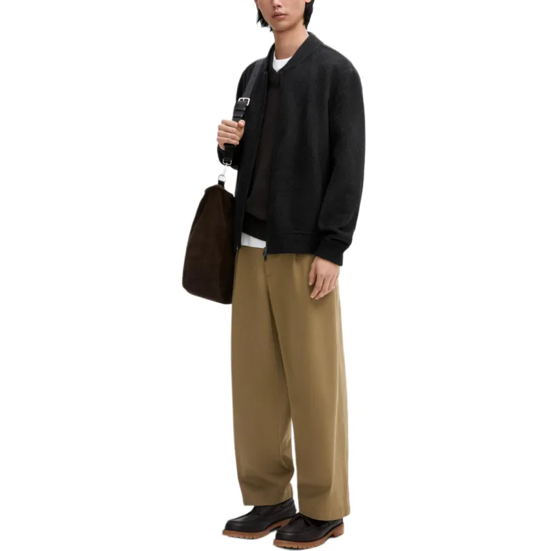 Massimo Dutti Casual Pants Men's Brown-4