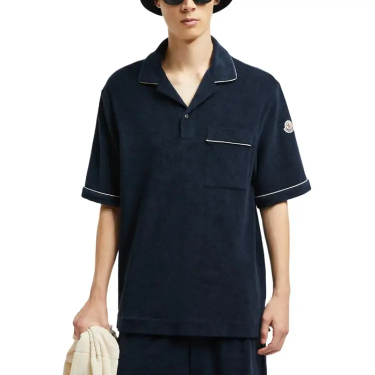 Moncler Textured Polo Shirt-1