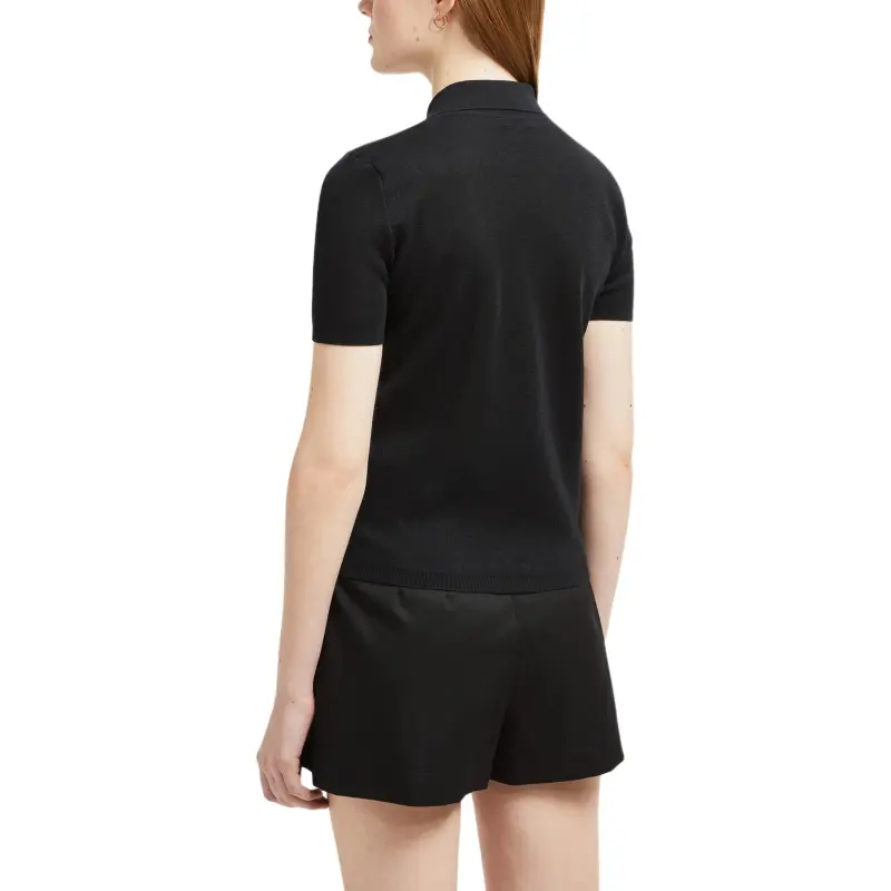 Moncler Polo Shirt Women's Black-1